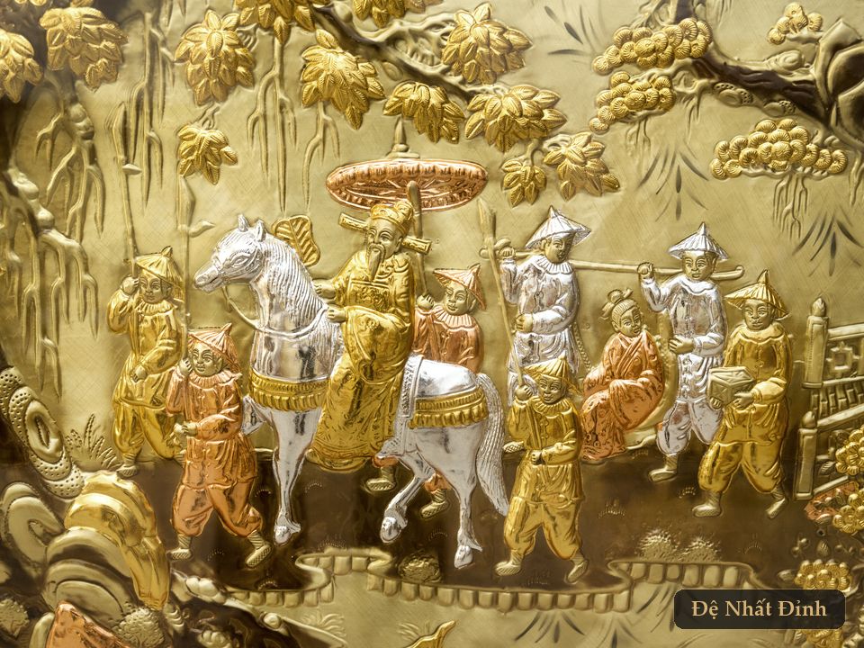 Tranh đồng Vinh Quy Bái Tổ