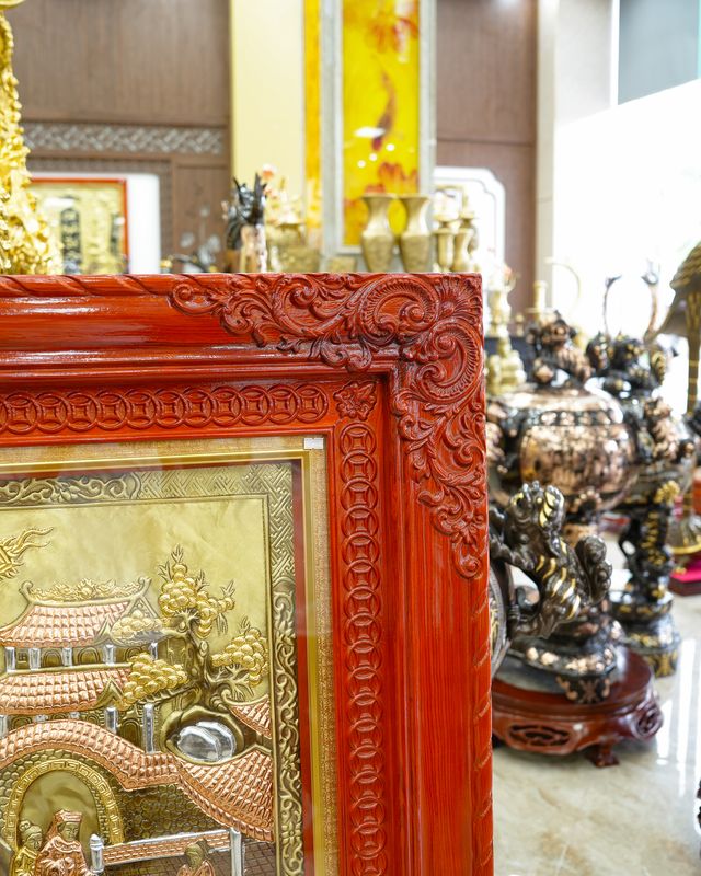 Tranh đồng Vinh Quy Bái Tổ